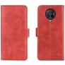 Mobigear Slim Magnet POCO F2 Pro Hülle Klapphülle Geldbörse - Rot
