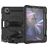 Mobigear SureGrip Xtreme iPad Pro 11 Zoll (2025) Hülle Kunststoff,Silikon Backcover + Stifthalter + Schulterträger + Ständer - Schwarz
