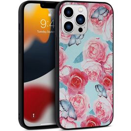 Mobigear Flowers iPhone 14 Plus Hülle Hardcase Backcover - Model 3