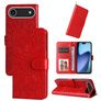 Mobigear Sunflower iPhone Air Hülle Klapphülle Geldbörse - Rot