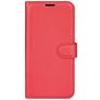 Mobigear Classic Samsung Galaxy M22 Hülle Klapphülle Geldbörse - Rot