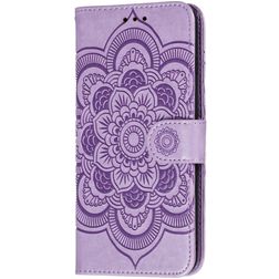 Mobigear Mandala Huawei P40 Pro Hülle Klapphülle Geldbörse - Lila