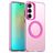 Mobigear Shockproof Samsung Galaxy S25 FE MagSafe Hülle Hardcase Backcover - Rot