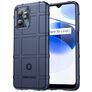 Mobigear Rugged Shield Realme C35 Hülle Flexibles TPU Backcover Stoßfest - Blau