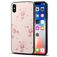 Mobigear Design iPhone XS Max Hülle Flexibles TPU Backcover - Peach
