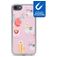 My Style Magneta iPhone 8 Hülle Flexibles TPU Backcover - Pink Alpaca