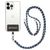 Mobigear Lanyard Universal-Handykette einstellbar - Grün / Schwarz / Weiß