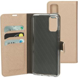 Mobiparts Saffiano Wallet Samsung Galaxy S20 Hülle Klapphülle Geldbörse - Copper