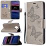 Mobigear Butterfly Nokia G20 Hülle Klapphülle Geldbörse - Grau