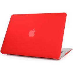 Mobigear Matte MacBook Air 13 Zoll (2010-2019) Hardcase Hülle MacBook Case - Rot - Model A1369 / A1466