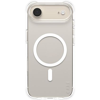 CARE by PanzerGlass Fashionable Durchsichtig iPhone Air Silikon MagSafe Hülle Backcover - Transparent