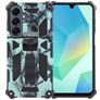 Mobigear Armor Stand Samsung Galaxy A16 Hülle Hardcase Backcover Stoßfest mit Ständer - Grün