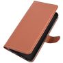 Mobigear Classic LG V60 ThinQ Hülle Klapphülle Geldbörse - Cognac
