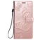 Mobigear Pressed Butterfly Bookcase Case Rose Gold Samsung Galaxy A31