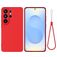 Mobigear Rubber Touch Samsung Galaxy S26 Ultra Silikon Backcover - Rot