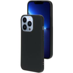 Mobiparts iPhone 13 Pro Silikon Hülle Backcover - Schwarz