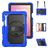 Mobigear SureGrip XGuard Samsung Galaxy Tab S11 Hülle Kunststoff,Silikon Backcover + Stifthalter + Schulterträger + Ständer - Dunkelblau