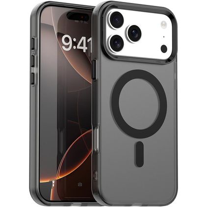 Mobigear Shockproof iPhone 18 Pro Max MagSafe Hülle Hardcase Backcover - Schwarz