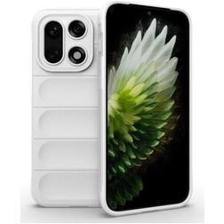 Mobigear Bumpy OnePlus 15 Hülle Flexibles TPU Backcover - Weiß