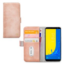 Mobilize Elite Gelly Samsung Galaxy J6 (2018) Klapphülle Portemonnaie - Soft Pink