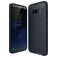 Mobigear Brushed Slim Samsung Galaxy S8 Hülle Flexibles TPU Backcover - Blau