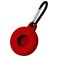 Mobigear Circle Key Apple AirTag Hülle Flexibles TPU Schlüsselanhänger - Rot