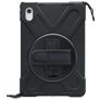 Xccess Survivor All-round iPad Pro 11 Zoll (2022) Hülle Kunststoff,Silikon Backcover + Schulterträger + Ständer - Schwarz