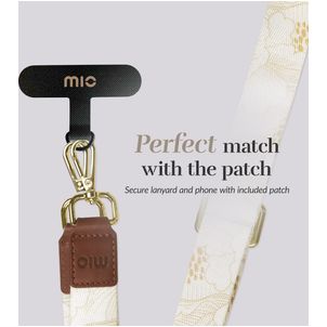 MIO Lanyard Universal-Handykette einstellbar - White Roses