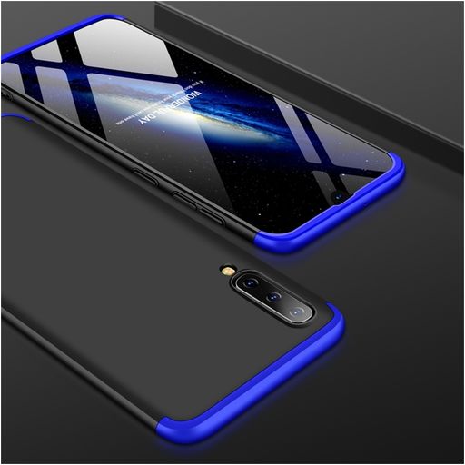 Mobigear TriGuard Samsung Galaxy A50 Hülle Hardcase Backcover - Schwarz / Blau
