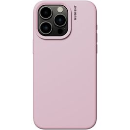 Nudient Base iPhone 15 Pro Max Silikon Hülle Backcover - Baby Pink