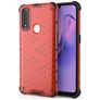Mobigear Honeycomb OPPO A31 Hülle Hardcase Backcover Stoßfest - Rot