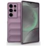 Mobigear Bumpy Samsung Galaxy S25 Ultra Hülle Flexibles TPU Backcover - Lila