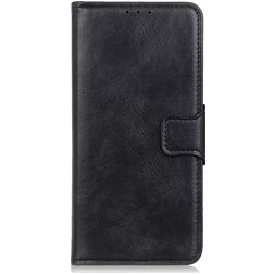 Mobigear Classy OPPO Reno 6 5G Hülle Klapphülle Geldbörse - Schwarz