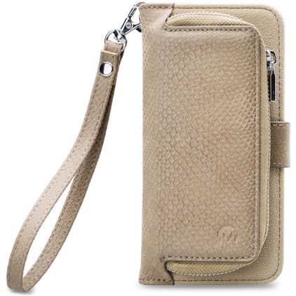 Mobilize Gelly Zipper Samsung Galaxy A3 (2017) Hülle Abnehmbare 2in1 Clutch - Latte