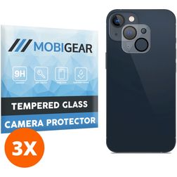 Mobigear iPhone 13 Mini Panzerglas Gehärtetes Glas Kamera Schutz - Hüllenfreundlich (3er Pack)