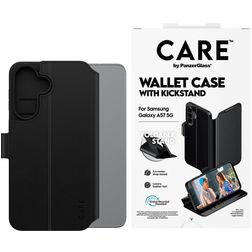 CARE by PanzerGlass Kickstand Samsung Galaxy A57 Hülle Klapphülle Geldbörse - Schwarz