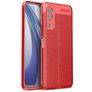 Mobigear Luxury Vivo Y72 Hülle Flexibles TPU Backcover - Rot
