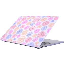 Mobigear Flowers MacBook Pro 15 Zoll (2016-2019) Hardcase Hülle MacBook Case - Model 3 - Model A1707 / A1990