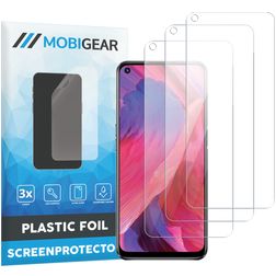 Mobigear OPPO A54 5G Displayschutz Schutzfolie - Hüllenfreundlich (3er Pack)