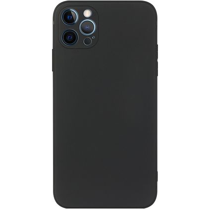 Mobigear Colors iPhone 15 Pro Hülle Flexibles TPU Backcover - Schwarz