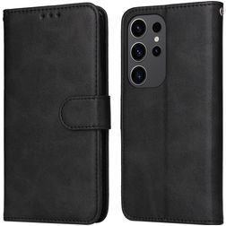 Mobigear Wallet Samsung Galaxy S24 Ultra Hülle Klapphülle Geldbörse - Schwarz