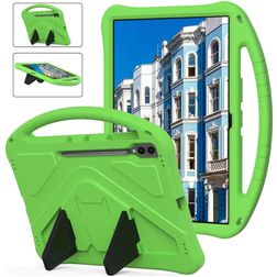 Mobigear AeroArmor Samsung Galaxy Tab S10 Ultra Tablet Hülle für Kinder mit Tragegriff + Stifthalter - Grün