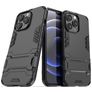 Mobigear Armor Stand iPhone 13 Pro Hülle Hardcase Backcover Stoßfest mit Ständer - Schwarz
