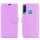 Mobigear Classic Huawei P40 Lite E Hülle Klapphülle Geldbörse - Lila