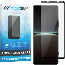 Mobigear Premium Sony Xperia 5 IV Panzerglas Displayschutz - Hüllenfreundlich - Schwarz
